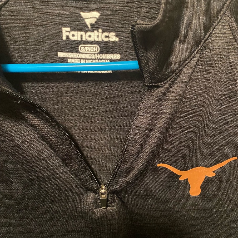 University of Texas dri fit zip up